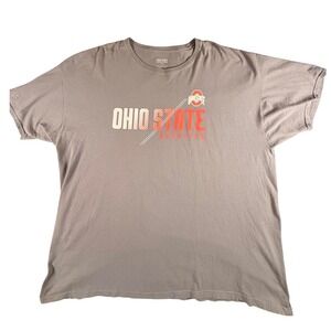 Ohio State Buckeyes Mens 3XL Gray Authentic Apparel Cotton T Shirt